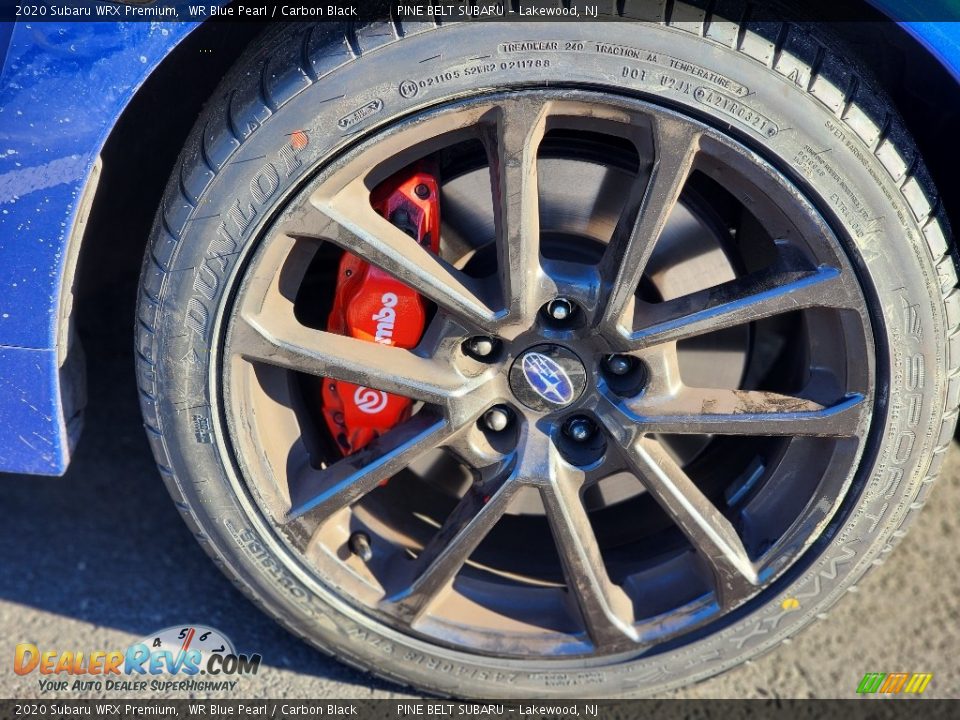2020 Subaru WRX Premium WR Blue Pearl / Carbon Black Photo #4