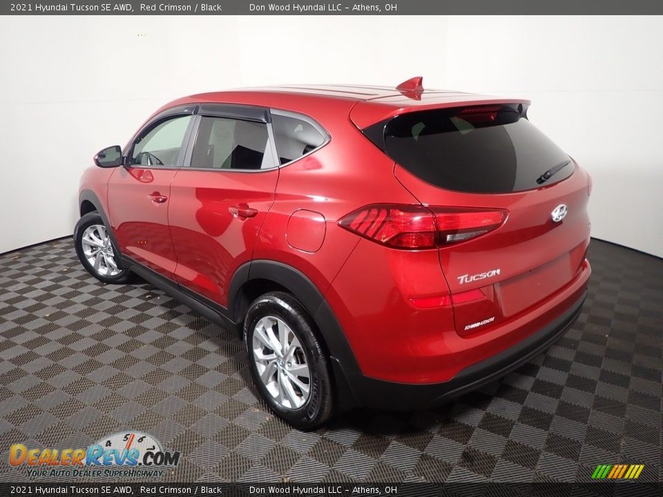 2021 Hyundai Tucson SE AWD Red Crimson / Black Photo #10