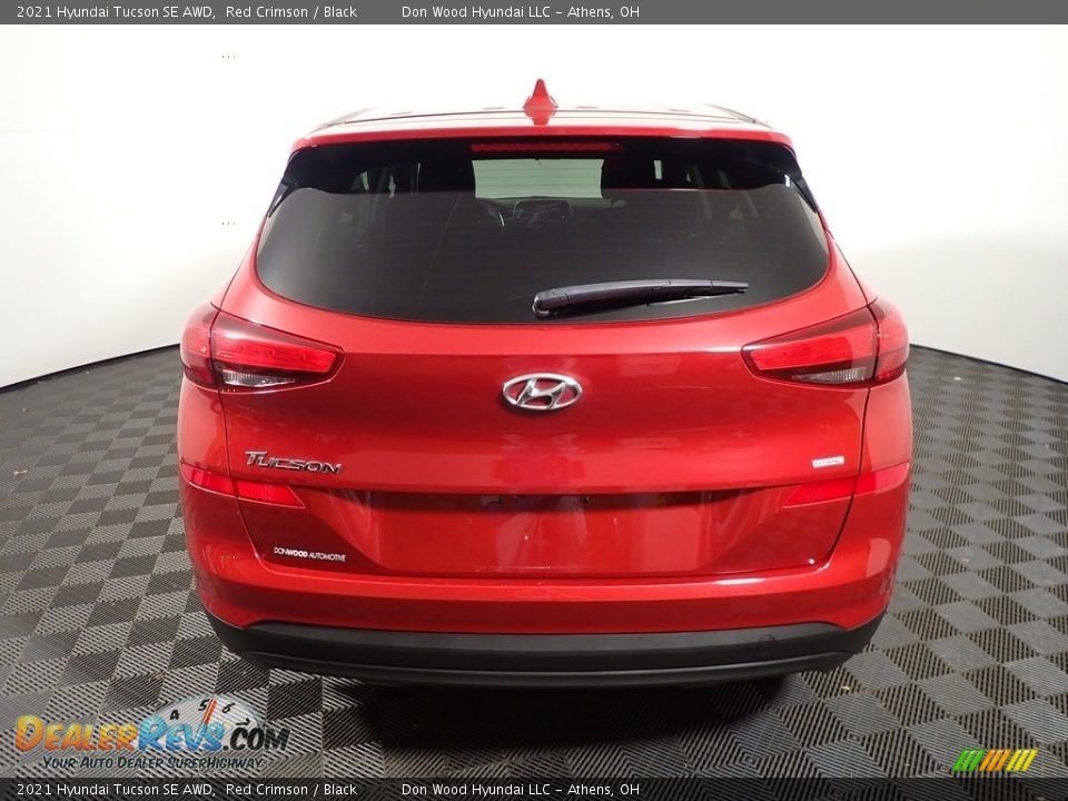 2021 Hyundai Tucson SE AWD Red Crimson / Black Photo #11