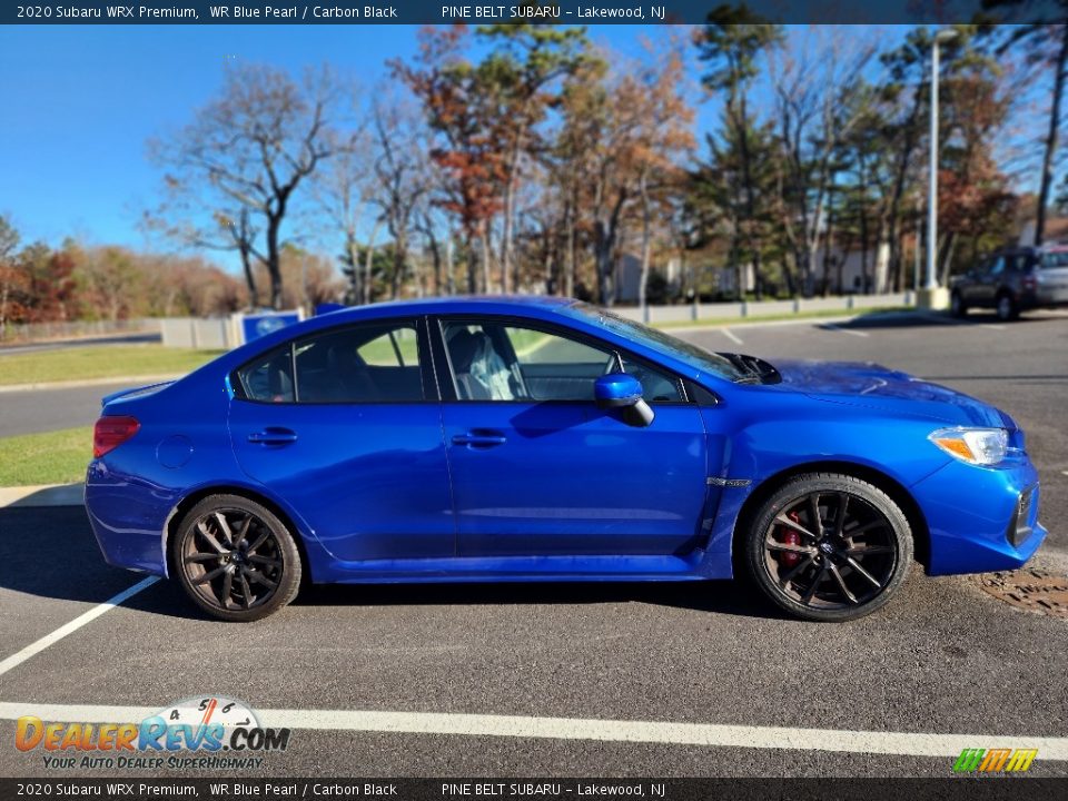 2020 Subaru WRX Premium WR Blue Pearl / Carbon Black Photo #6