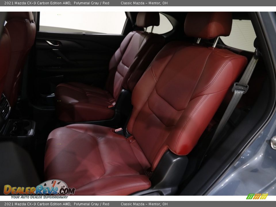 2021 Mazda CX-9 Carbon Edition AWD Polymetal Gray / Red Photo #18