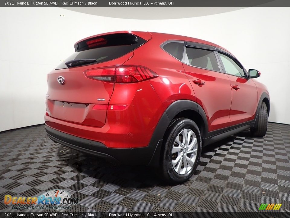 2021 Hyundai Tucson SE AWD Red Crimson / Black Photo #13