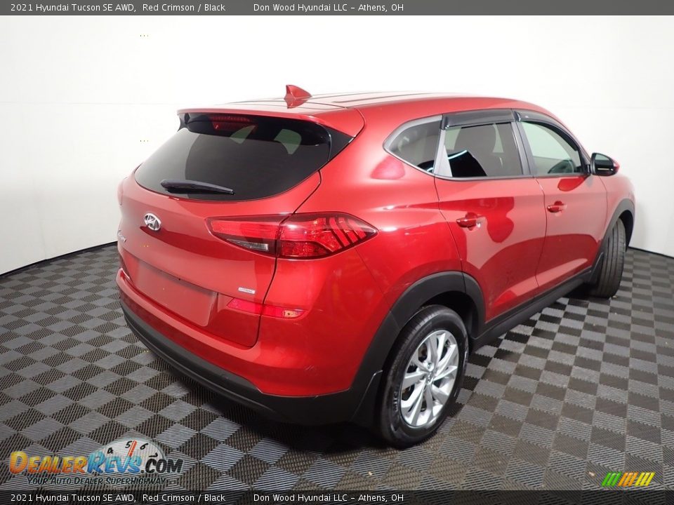 2021 Hyundai Tucson SE AWD Red Crimson / Black Photo #14