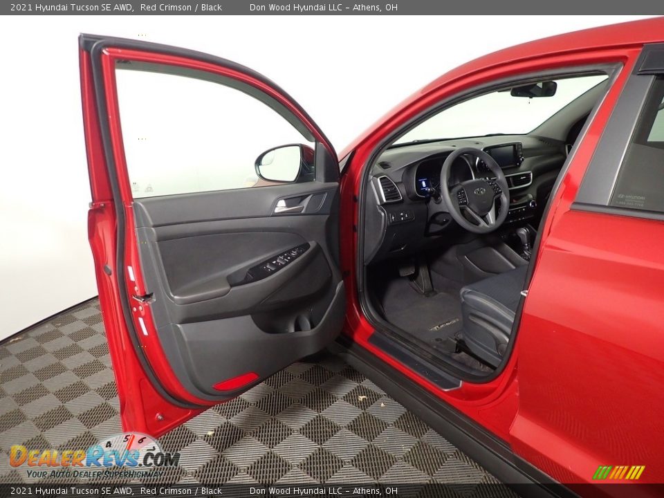 2021 Hyundai Tucson SE AWD Red Crimson / Black Photo #15