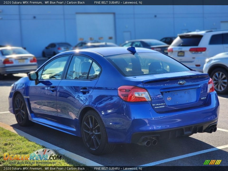 2020 Subaru WRX Premium WR Blue Pearl / Carbon Black Photo #10
