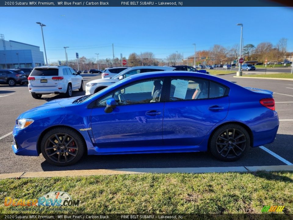 2020 Subaru WRX Premium WR Blue Pearl / Carbon Black Photo #11