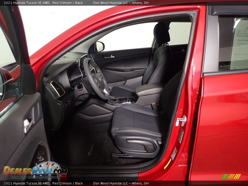 2021 Hyundai Tucson SE AWD Red Crimson / Black Photo #17