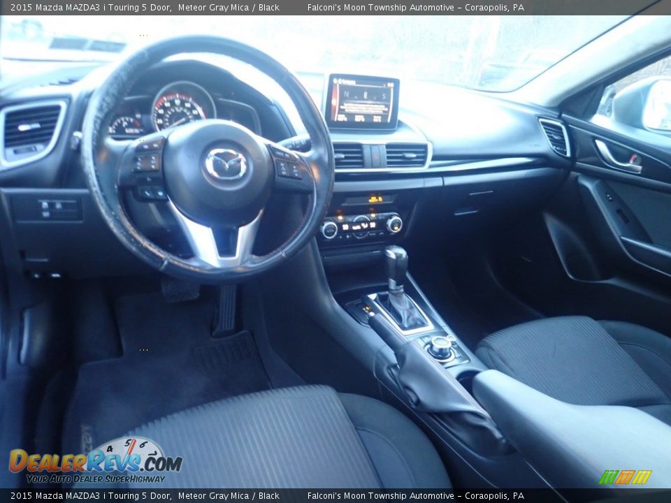 Black Interior - 2015 Mazda MAZDA3 i Touring 5 Door Photo #18