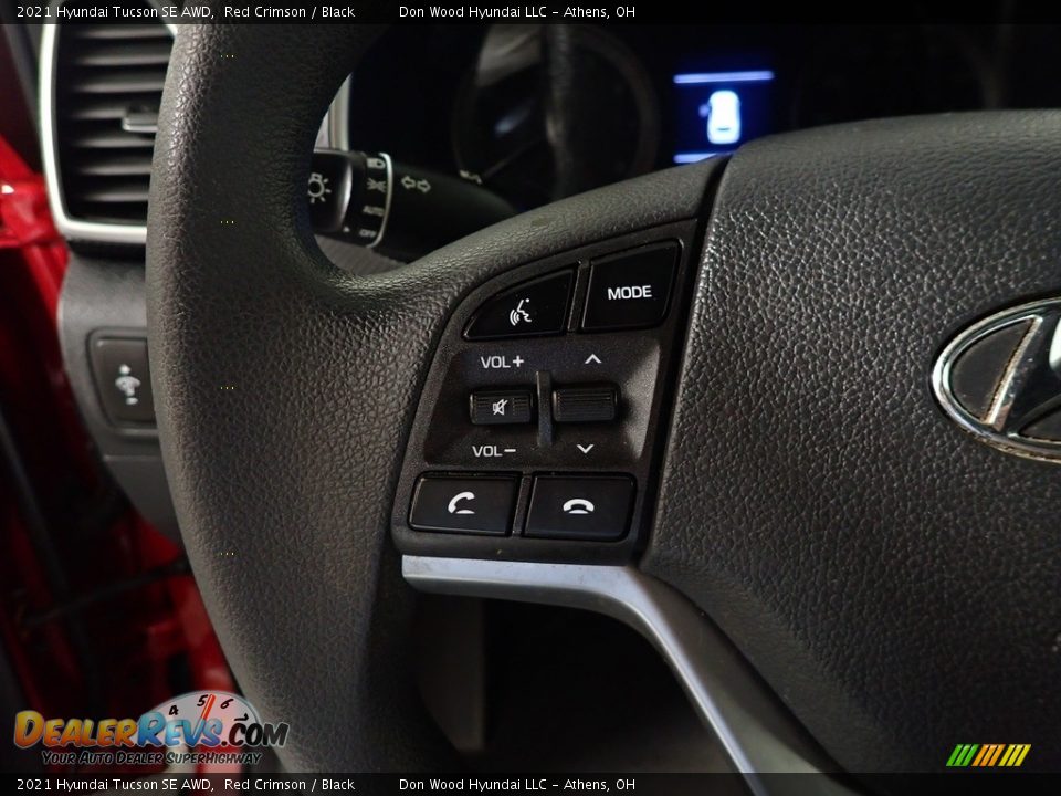 2021 Hyundai Tucson SE AWD Red Crimson / Black Photo #24