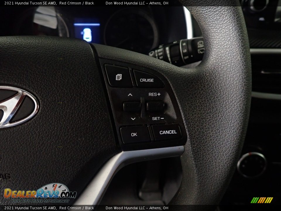 2021 Hyundai Tucson SE AWD Red Crimson / Black Photo #25