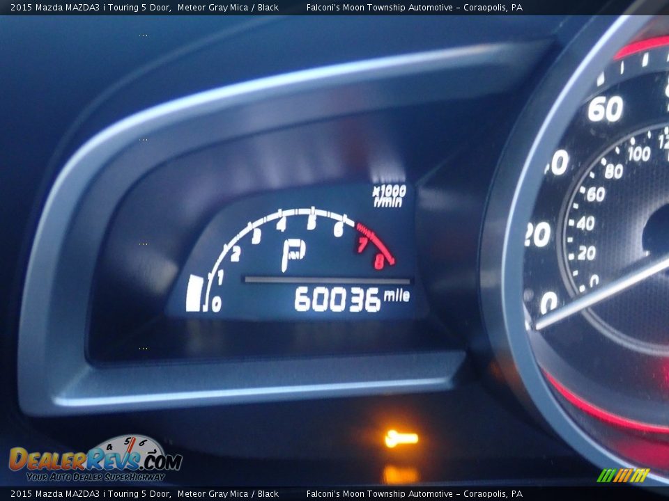 2015 Mazda MAZDA3 i Touring 5 Door Meteor Gray Mica / Black Photo #28