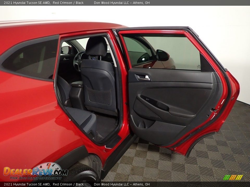 2021 Hyundai Tucson SE AWD Red Crimson / Black Photo #31