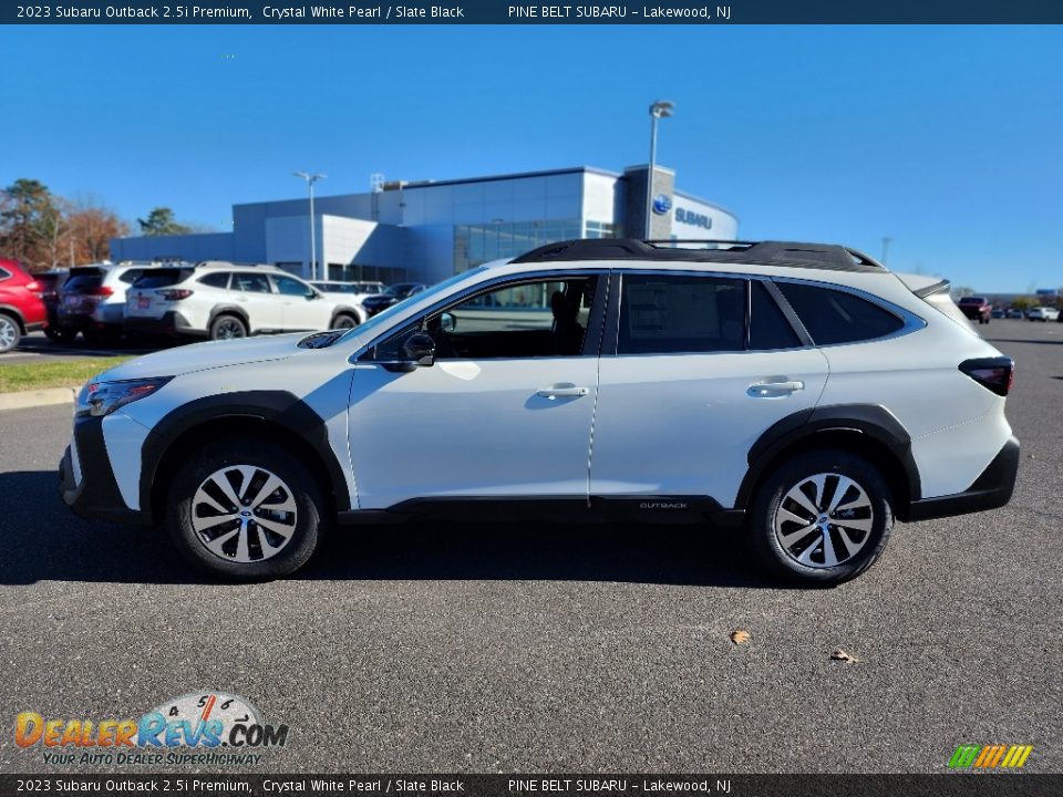 2023 Subaru Outback 2.5i Premium Crystal White Pearl / Slate Black Photo #3