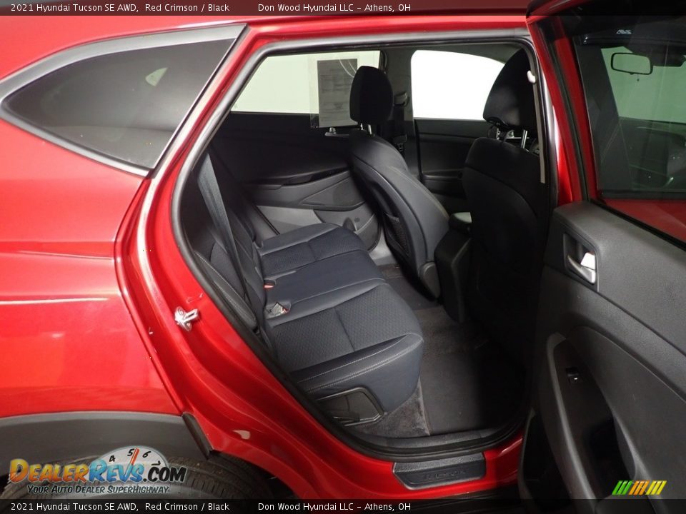 2021 Hyundai Tucson SE AWD Red Crimson / Black Photo #32