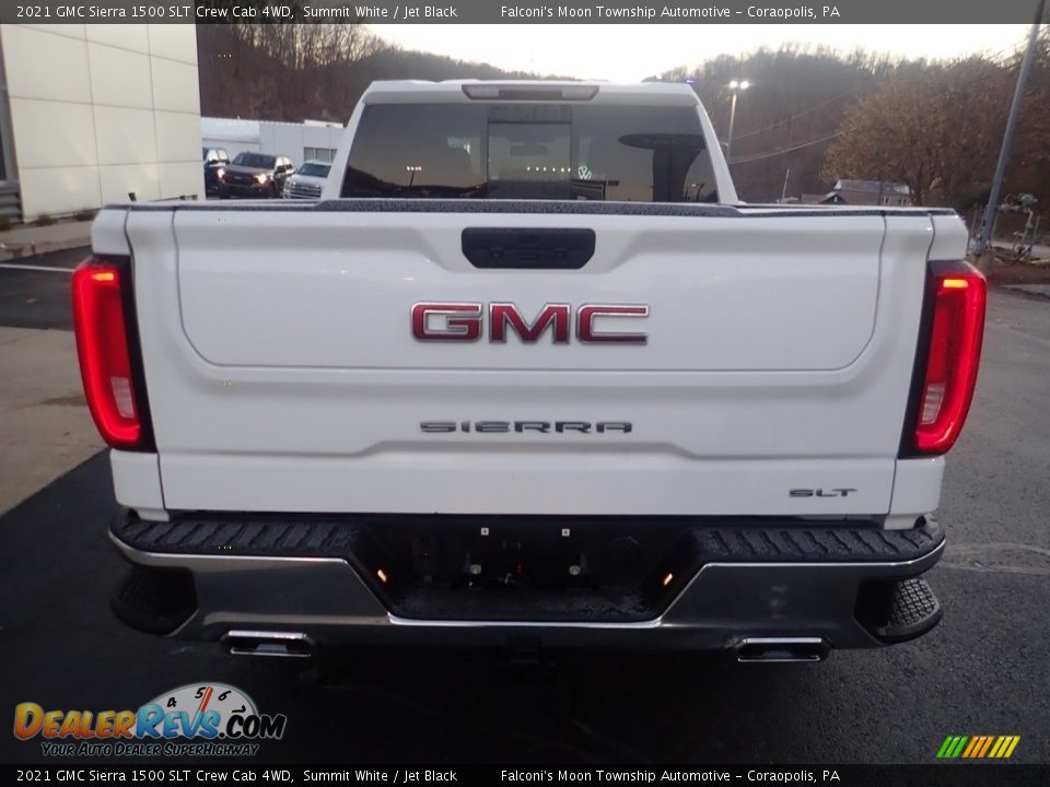 2021 GMC Sierra 1500 SLT Crew Cab 4WD Summit White / Jet Black Photo #3