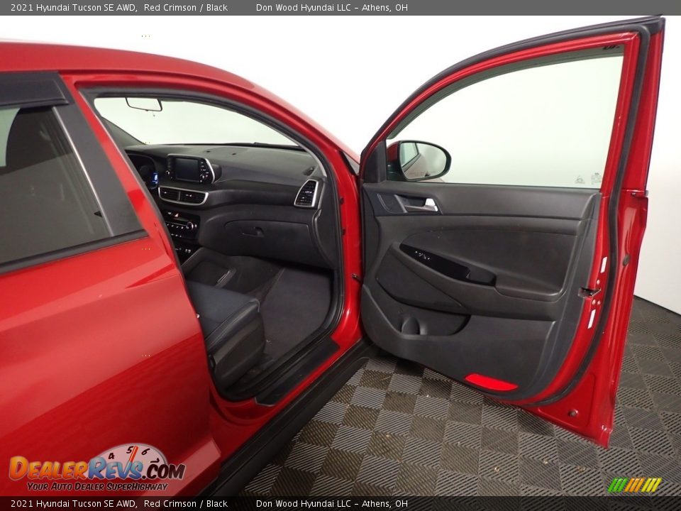 2021 Hyundai Tucson SE AWD Red Crimson / Black Photo #33