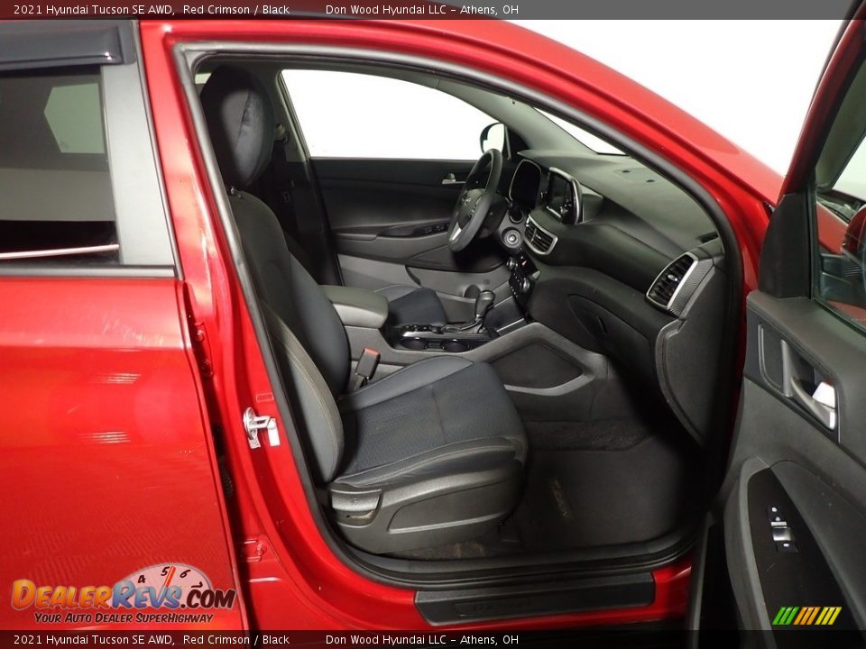 2021 Hyundai Tucson SE AWD Red Crimson / Black Photo #34
