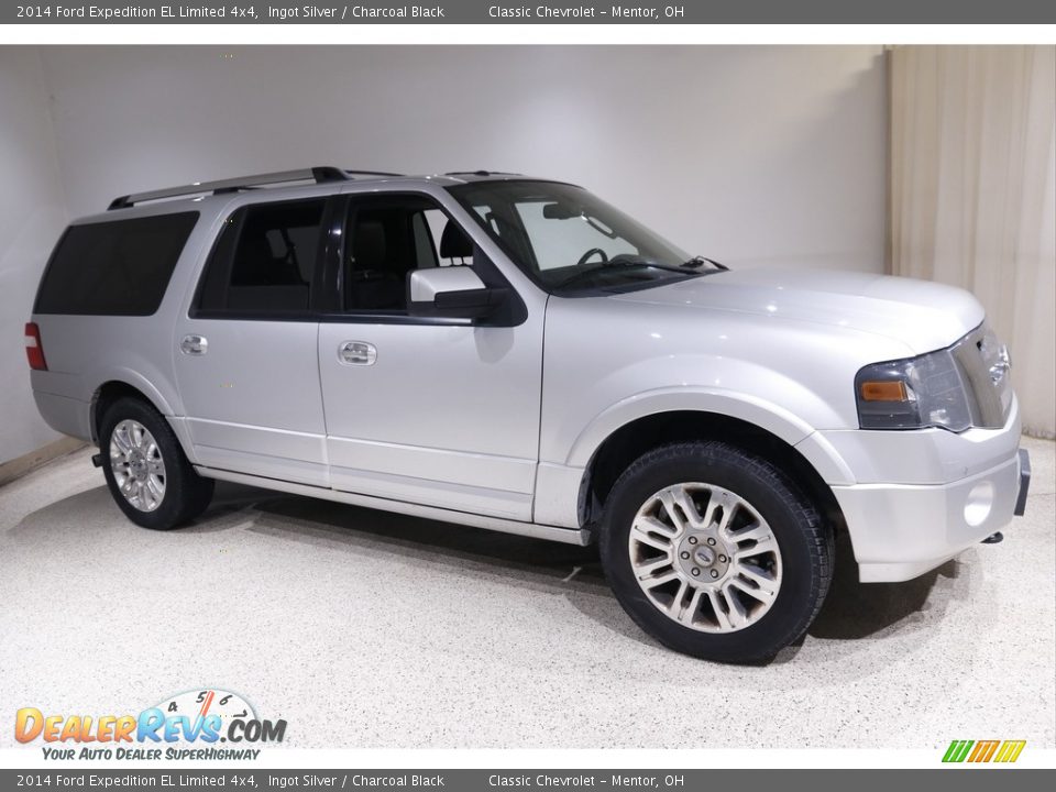 2014 Ford Expedition EL Limited 4x4 Ingot Silver / Charcoal Black Photo #1