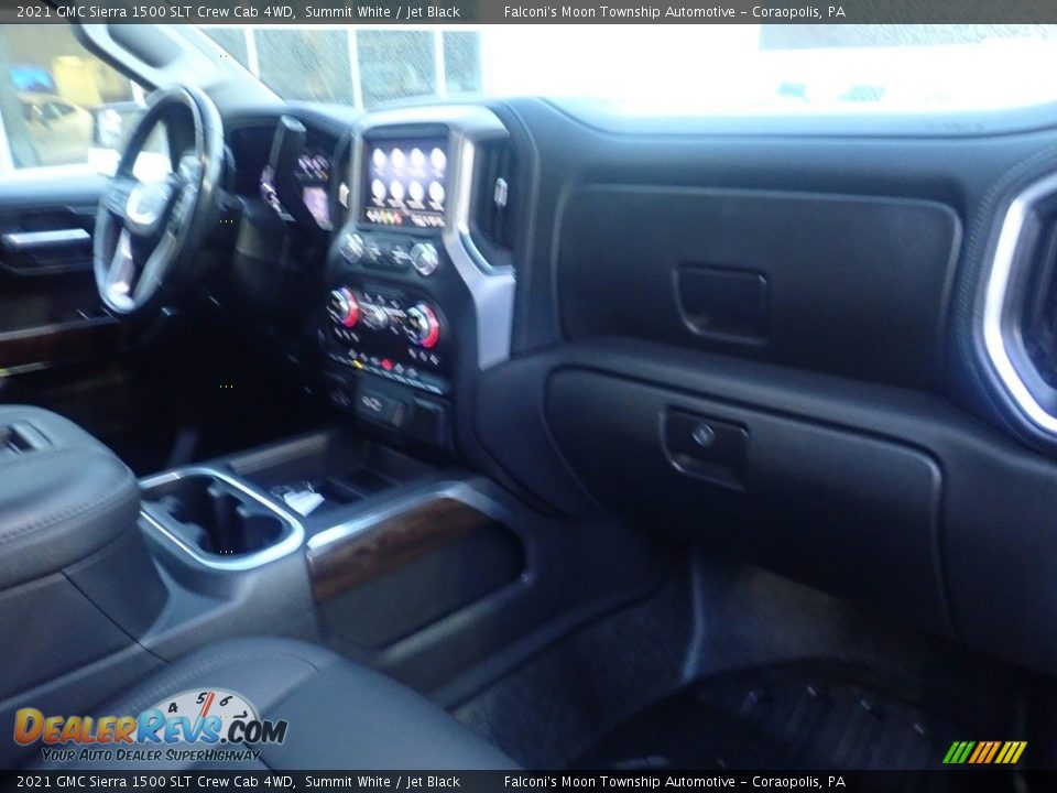 2021 GMC Sierra 1500 SLT Crew Cab 4WD Summit White / Jet Black Photo #11