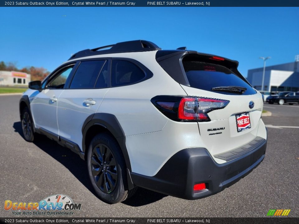 2023 Subaru Outback Onyx Edition Crystal White Pearl / Titanium Gray Photo #4