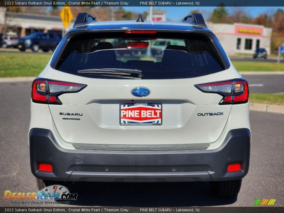 2023 Subaru Outback Onyx Edition Crystal White Pearl / Titanium Gray Photo #5