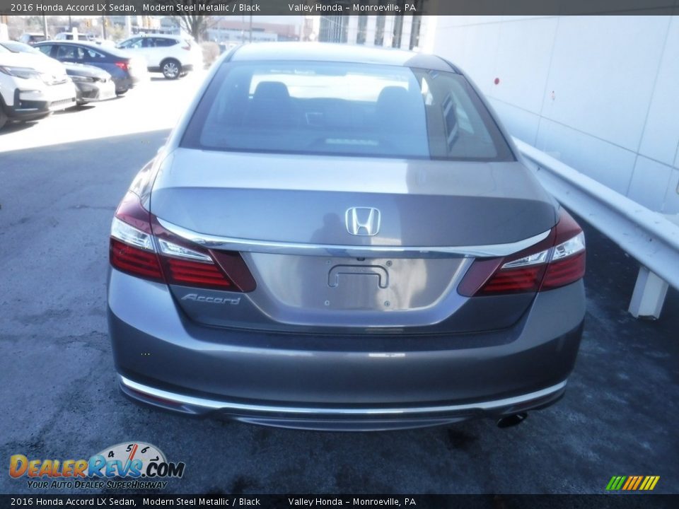 2016 Honda Accord LX Sedan Modern Steel Metallic / Black Photo #7