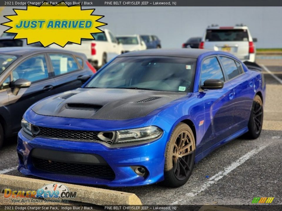 2021 Dodge Charger Scat Pack Indigo Blue / Black Photo #1