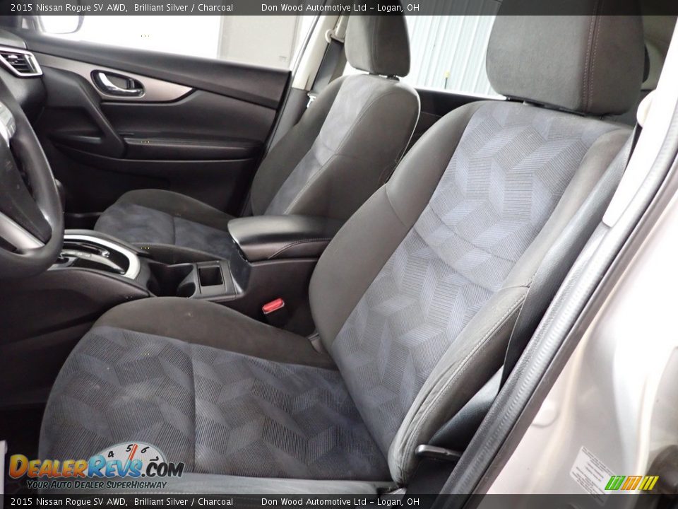 2015 Nissan Rogue SV AWD Brilliant Silver / Charcoal Photo #14