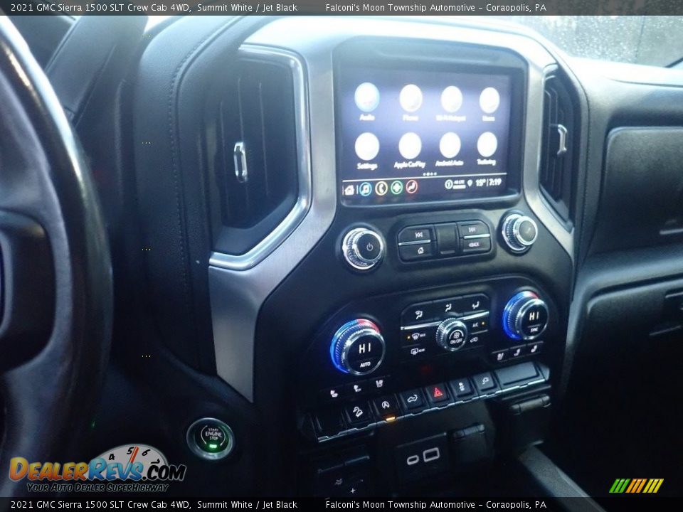 2021 GMC Sierra 1500 SLT Crew Cab 4WD Summit White / Jet Black Photo #26