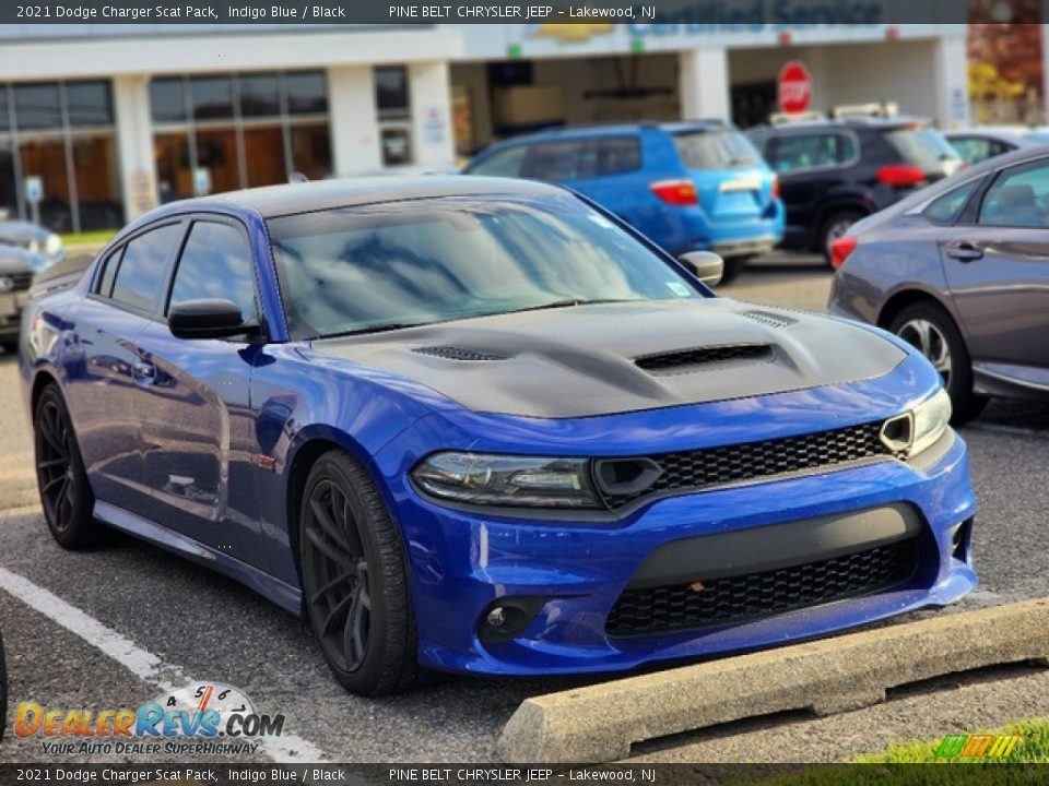 2021 Dodge Charger Scat Pack Indigo Blue / Black Photo #4