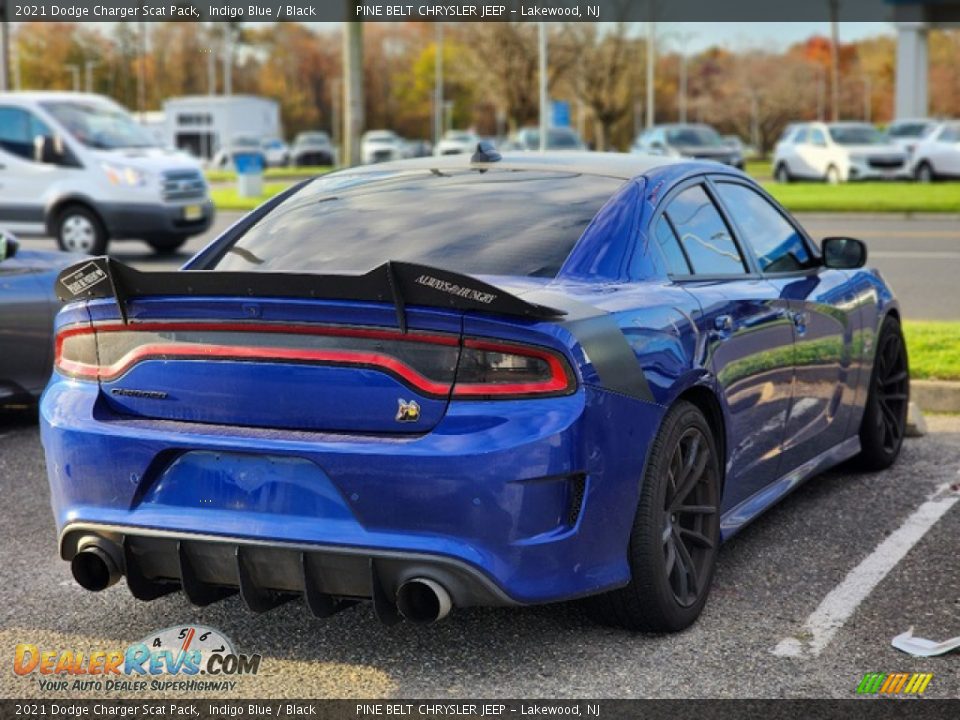 2021 Dodge Charger Scat Pack Indigo Blue / Black Photo #6