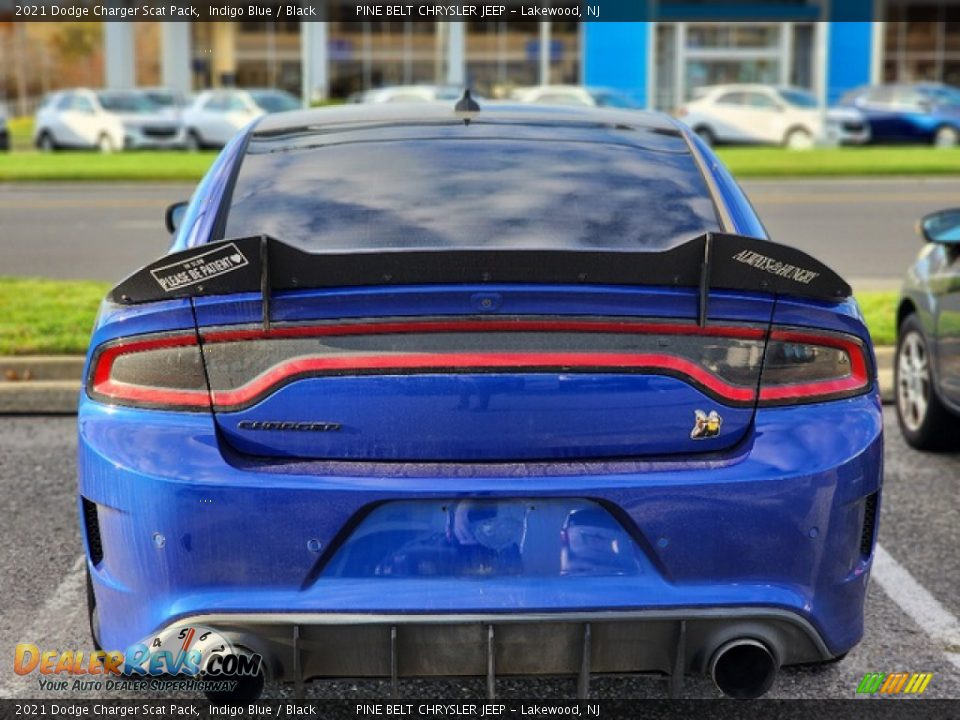 2021 Dodge Charger Scat Pack Indigo Blue / Black Photo #7