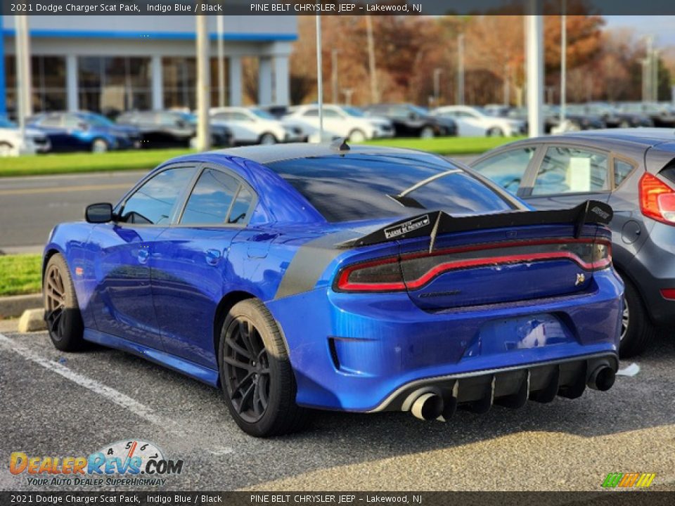 2021 Dodge Charger Scat Pack Indigo Blue / Black Photo #8