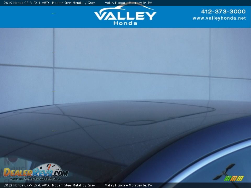 2019 Honda CR-V EX-L AWD Modern Steel Metallic / Gray Photo #4