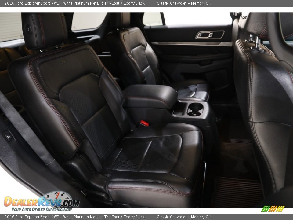 2016 Ford Explorer Sport 4WD White Platinum Metallic Tri-Coat / Ebony Black Photo #20