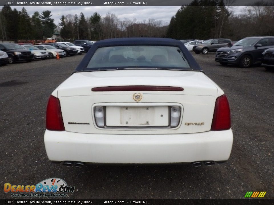 2002 Cadillac DeVille Sedan Sterling Metallic / Black Photo #5