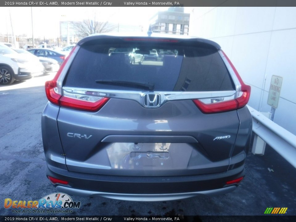 2019 Honda CR-V EX-L AWD Modern Steel Metallic / Gray Photo #8
