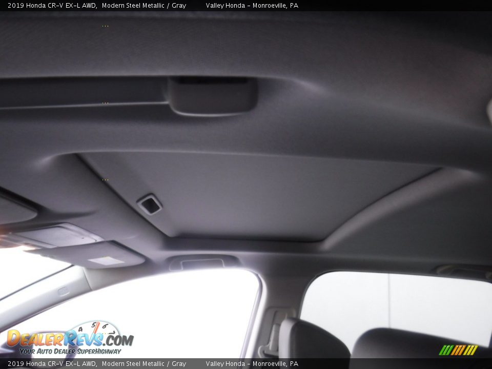 2019 Honda CR-V EX-L AWD Modern Steel Metallic / Gray Photo #11