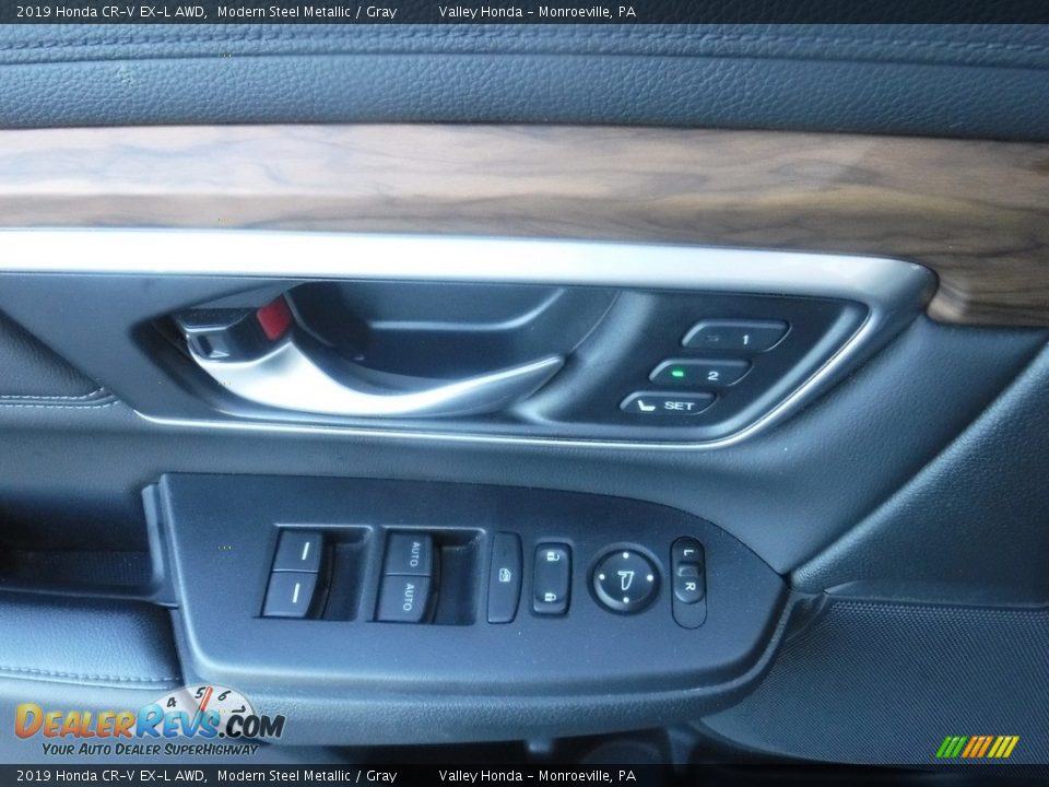 2019 Honda CR-V EX-L AWD Modern Steel Metallic / Gray Photo #12