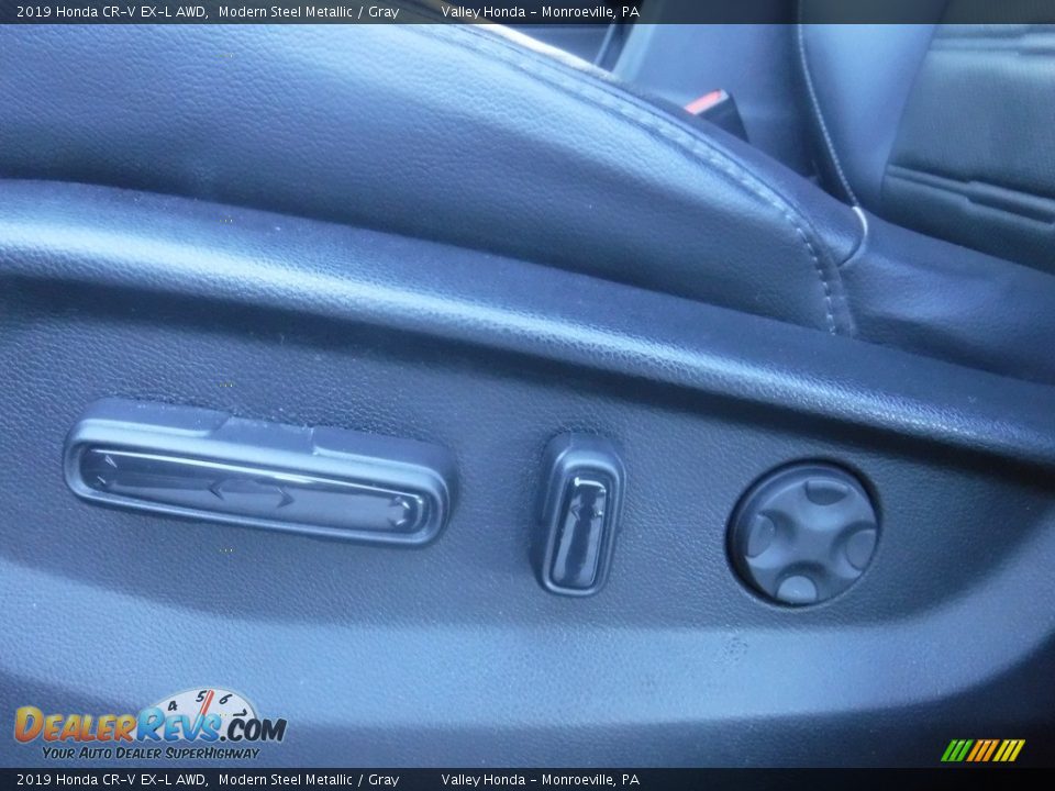 2019 Honda CR-V EX-L AWD Modern Steel Metallic / Gray Photo #15
