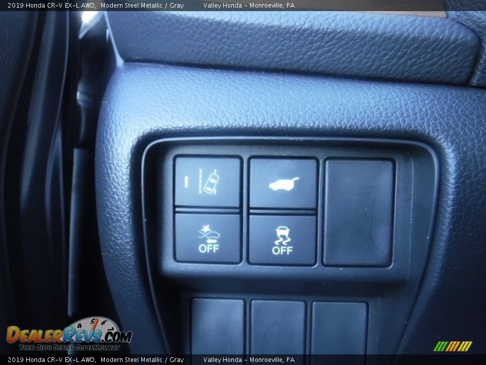 2019 Honda CR-V EX-L AWD Modern Steel Metallic / Gray Photo #16