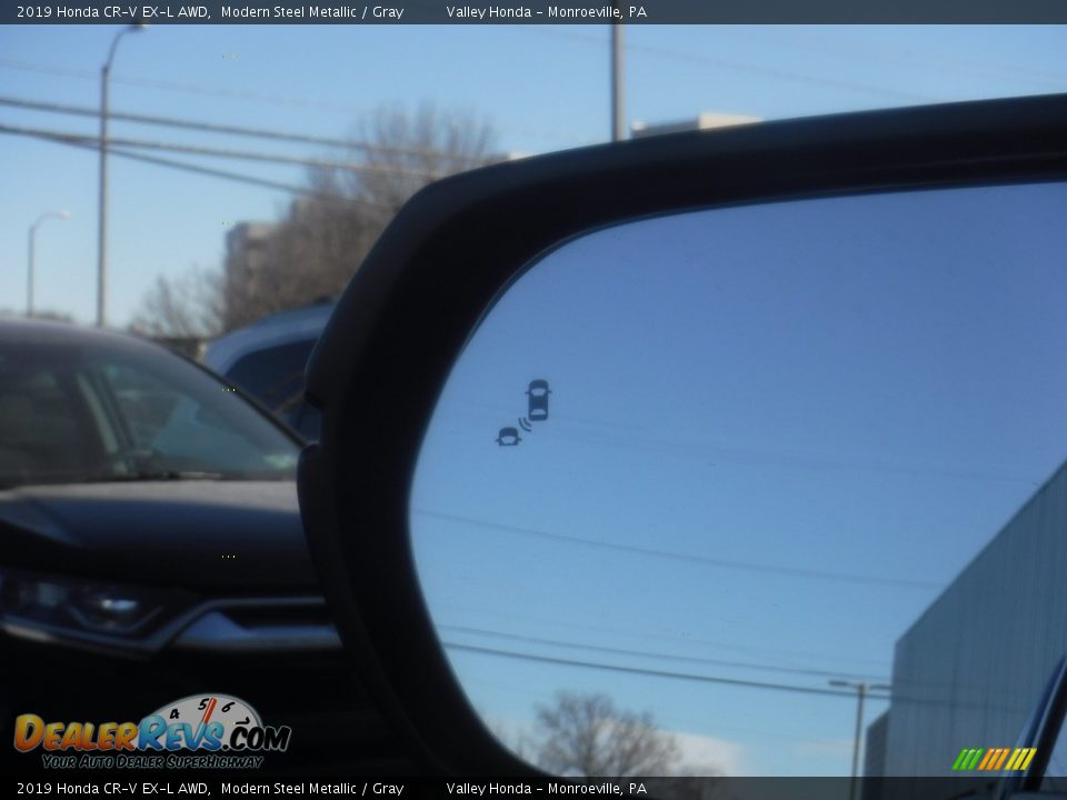 2019 Honda CR-V EX-L AWD Modern Steel Metallic / Gray Photo #17