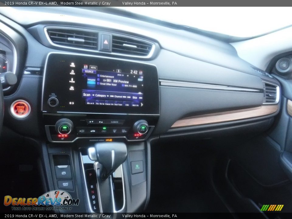 2019 Honda CR-V EX-L AWD Modern Steel Metallic / Gray Photo #19