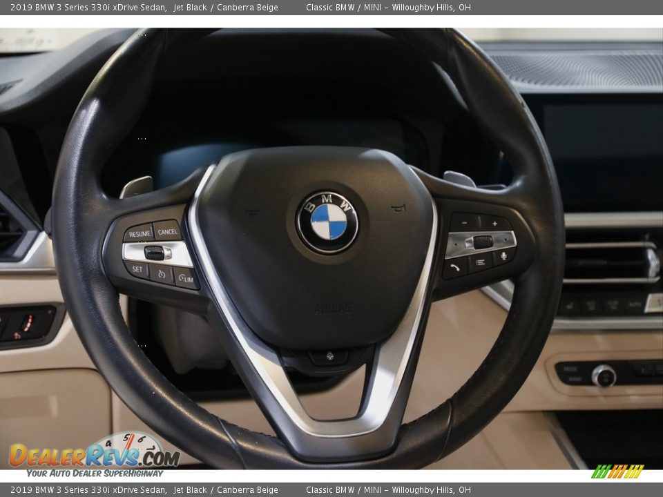 2019 BMW 3 Series 330i xDrive Sedan Steering Wheel Photo #7
