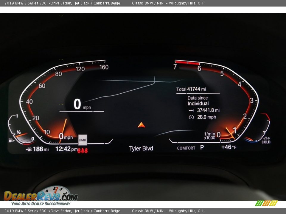 2019 BMW 3 Series 330i xDrive Sedan Gauges Photo #8