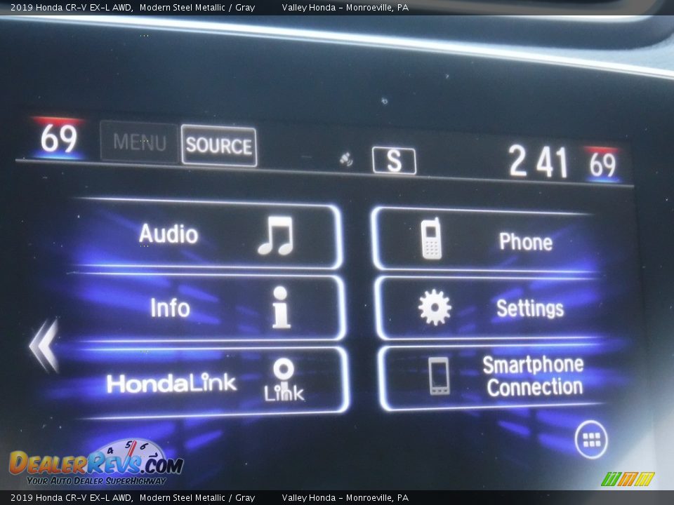 2019 Honda CR-V EX-L AWD Modern Steel Metallic / Gray Photo #20
