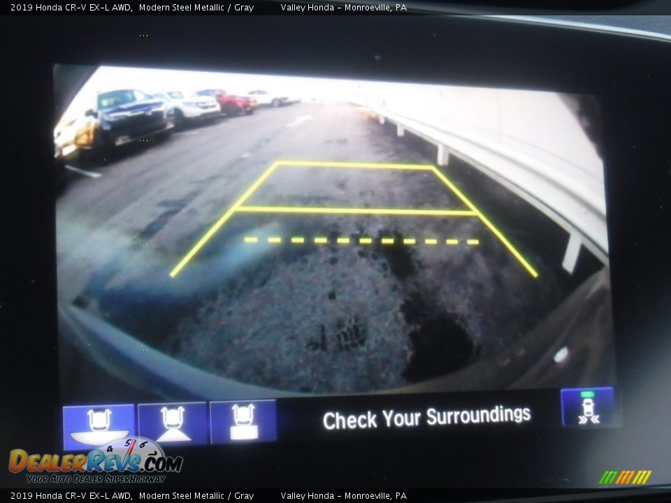 2019 Honda CR-V EX-L AWD Modern Steel Metallic / Gray Photo #22