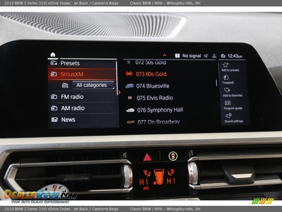 Controls of 2019 BMW 3 Series 330i xDrive Sedan Photo #11