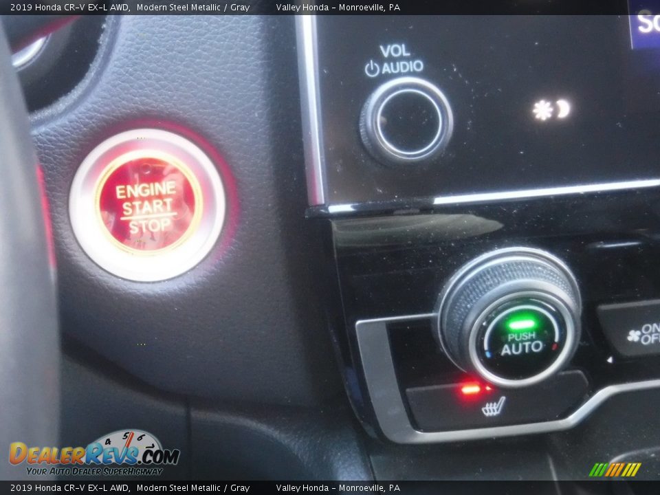2019 Honda CR-V EX-L AWD Modern Steel Metallic / Gray Photo #23