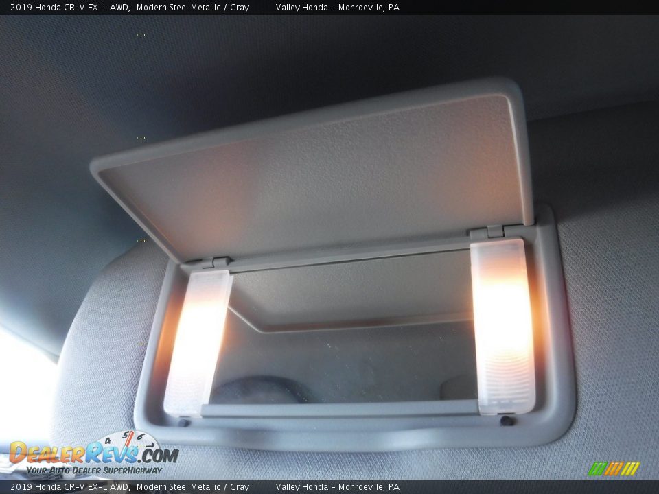 2019 Honda CR-V EX-L AWD Modern Steel Metallic / Gray Photo #28